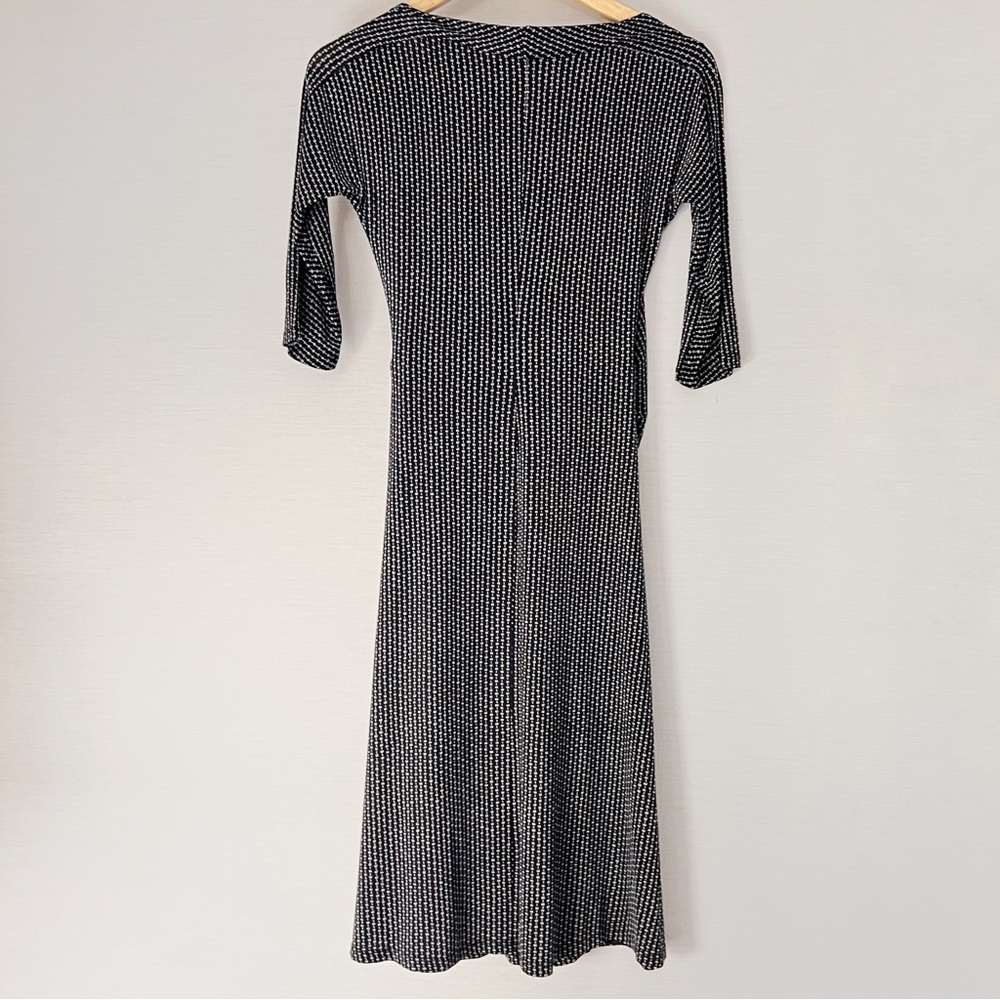 Max Mara Y2K Faux Wrap Abito Dress Vintage Dark Fairy Quiet Luxury Style Sz 40 - Picture 6 of 6